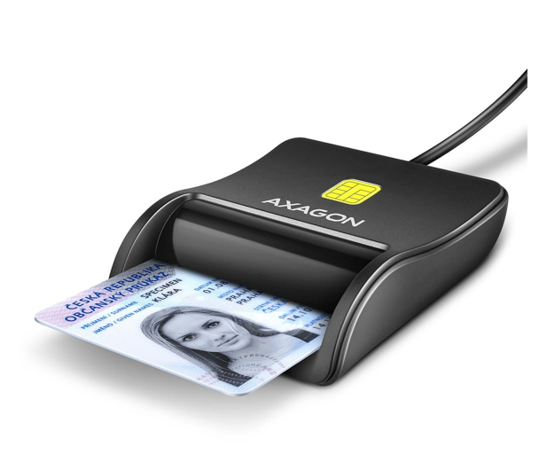 Axagon CRE-SM3N Smart card FlatReader czytnik - 1485434 - zdjęcie